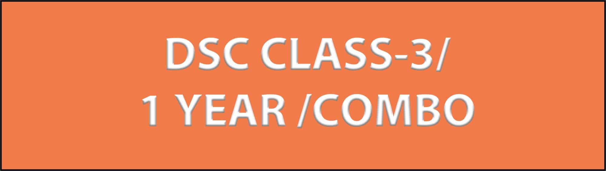 DSC CLASS 3 1 YEAR COMBO scaled